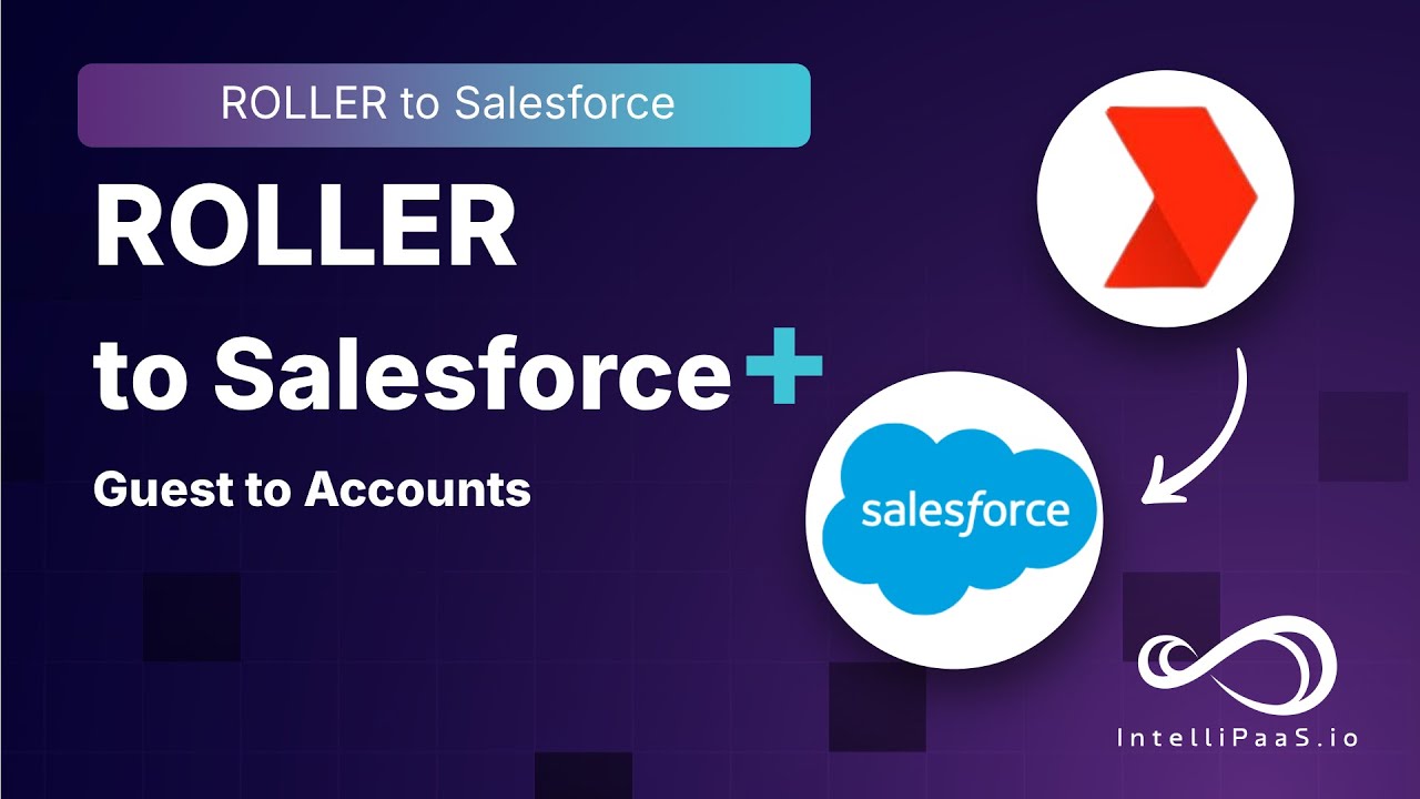 ROLLER to Salesforce: Automated Customer Account Creation & Sync | IntelliPaaS Demo