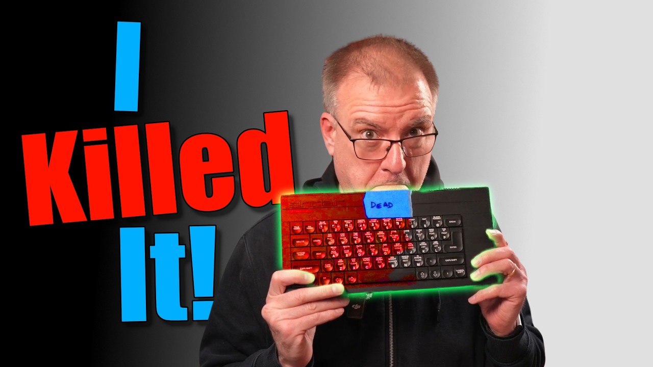 Self Inflicted CARNAGE! ZX Spectrum Repair - YouTube
