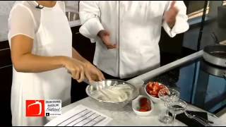 Table 13's Chef Ted makes Strawberries Romanoff w/ Lisa Pineiro