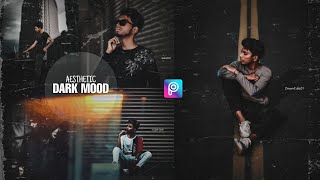Aesthetic Dark Mood Photo Editing || picsart Aesthetic Tutorial ✨️ 🖤 screenshot 4