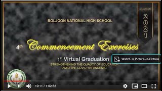 BoljoonNHS Virtual Graduation 2021