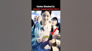 Karina Shocked by Guard’s Inappropriate Hand Placement #aespa #kpop #kpopidol #kpopedit #shorts