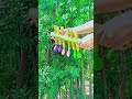 DIY Bamboo Balloon Flute! 🎋🎈 Nature's music at its best #BambooCraft #DIY#shortvideo #bamboo #craft