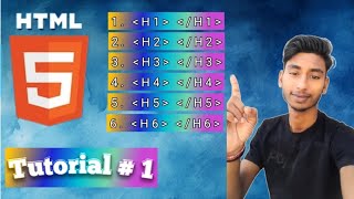 HTML Headings (H1 to H6) Explained in Hindi | Complete Web Designing Tutorial #1