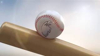 2508 -  Baseball Sport Logo Reveal On Ball intro animation