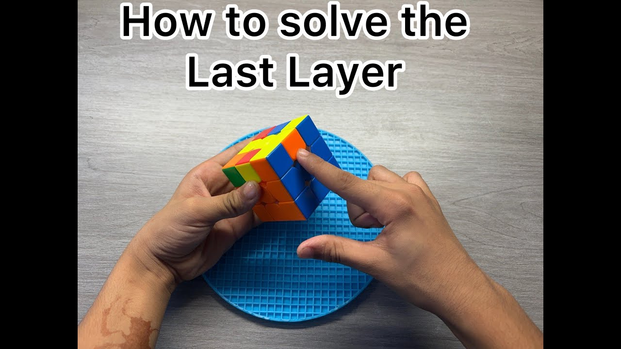 Solve the Last Layer of the Rubik's Cube - YouTube