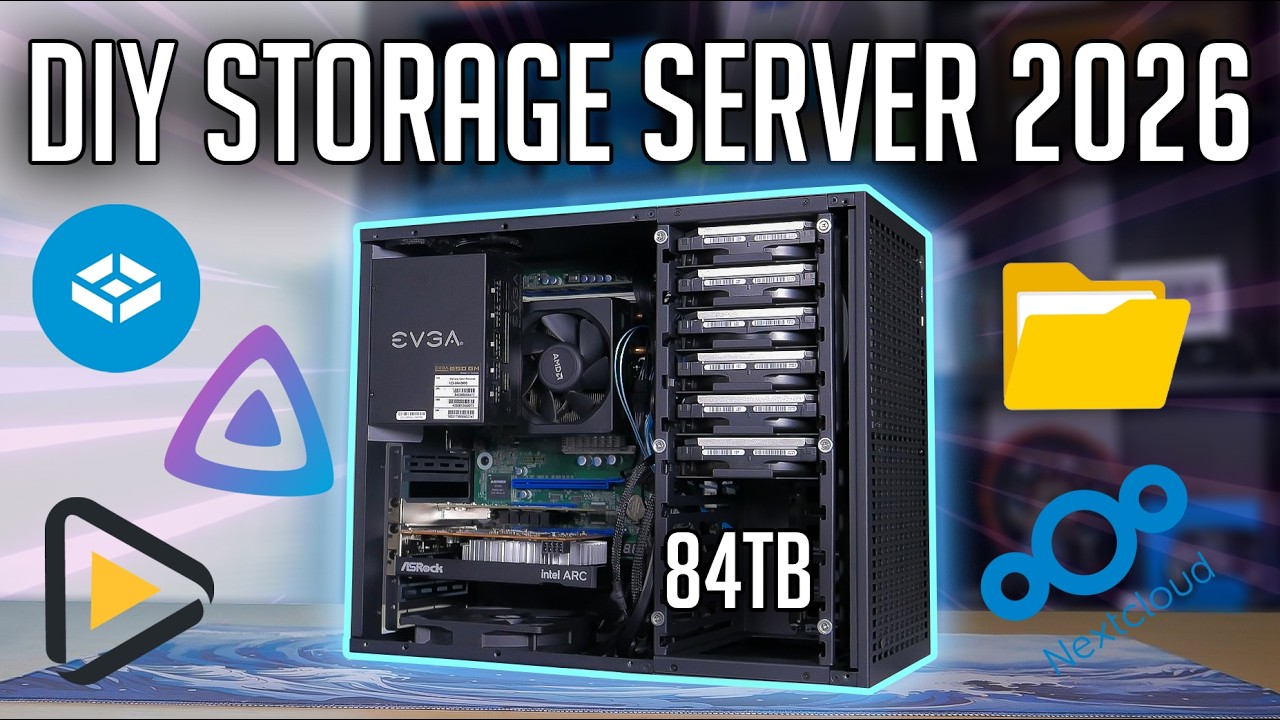 Rebuilding My 84TB DIY Storage Server For 2026!