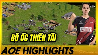 CSDN Xây nhà ĐẦY MƯU MÔ - U98 CÔNG K BẤT LỰC | AoE Highlights #aoe