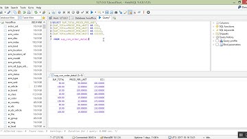 HOSOffice การเขียนคำสั่ง MySQL เพื่อ บวก ลบ คูณ หาร