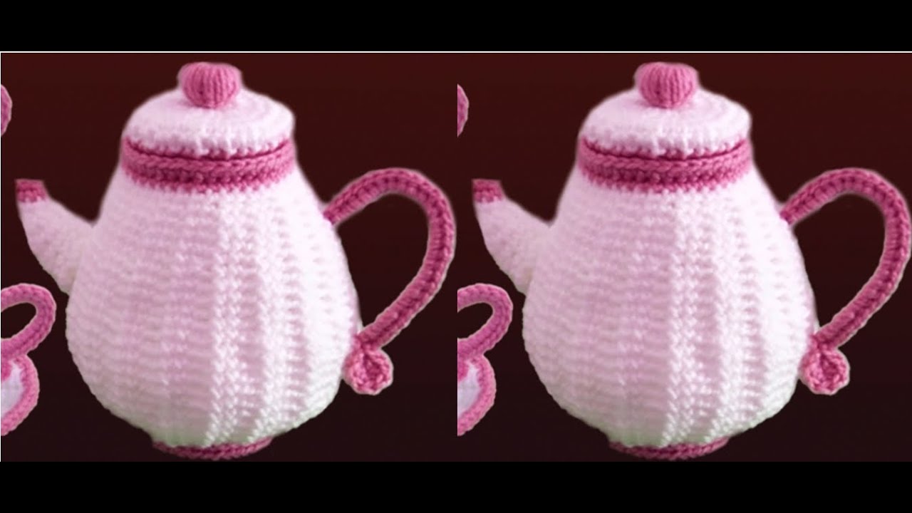 إبريق الشاى بالكروشية # ابريق الشاي بالكروشية # ابريق الشاى بالكروشية