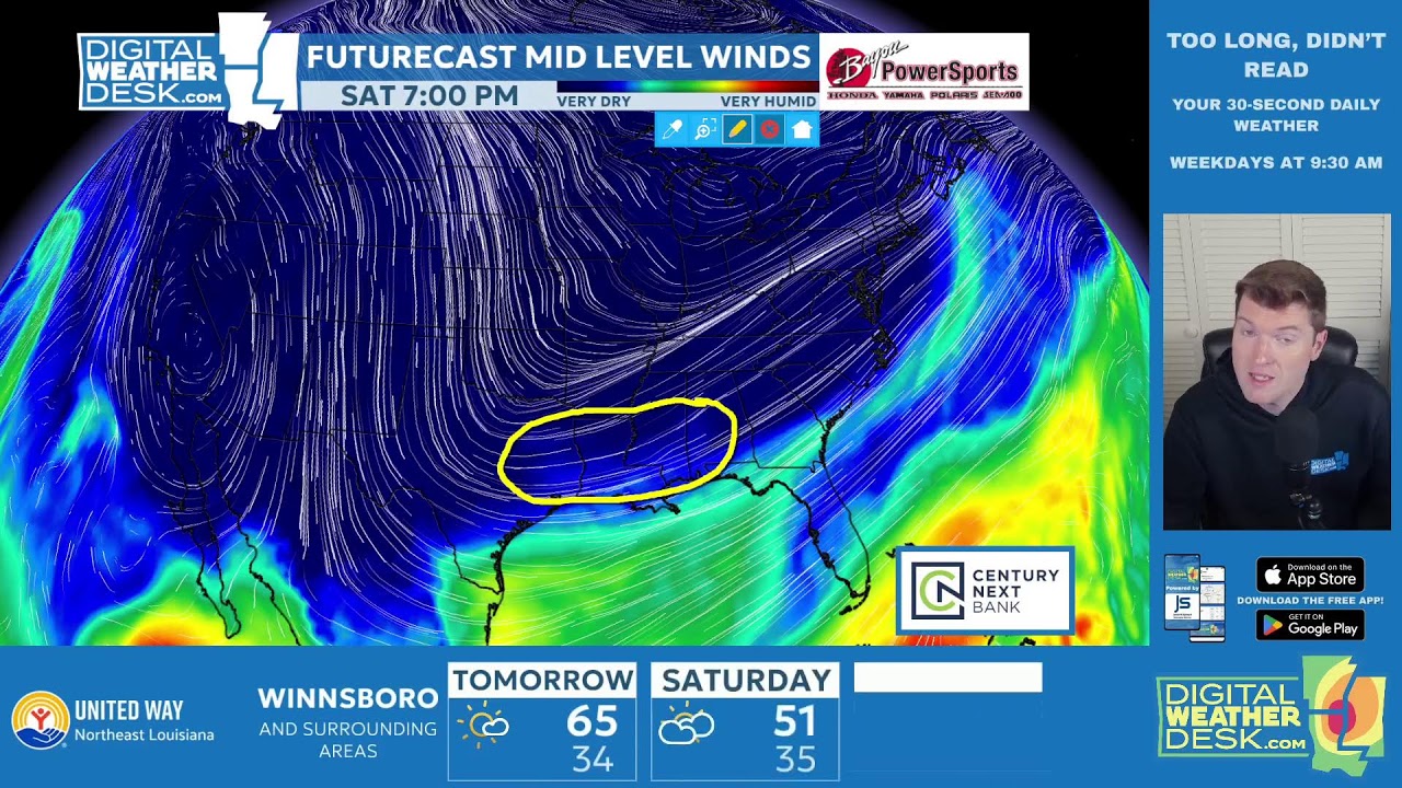 The Digital Weather Desk: PM (Thursday, 1/15/2026)