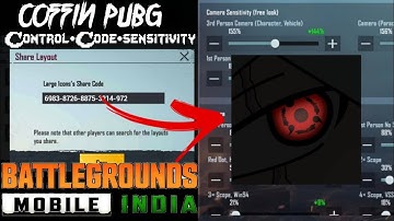 COFFIN  NEW BGMI CONTROL CODE AND SENSITIVITY CODE        || BIBEKxPRO || COFFIN PUBG ||