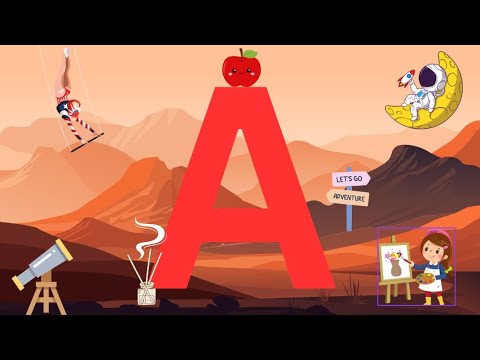 ABC Alphabet Adventures with Rhymes | Explore the Letter A | Learn New ...