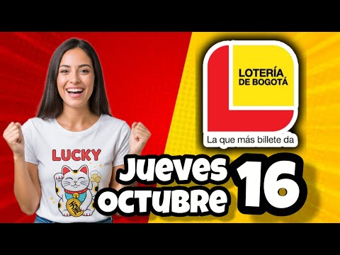 Resultado LOTERIA DE BOGOTA Jueves 16 de Octubre de 2025