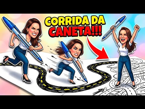 A brincadeira da Corrida de Caneta voltou pra escola 🤩