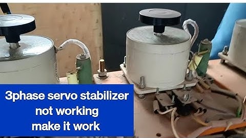 3 phase stabilizer for CNC machine, servo stabilizer how to solve problem.