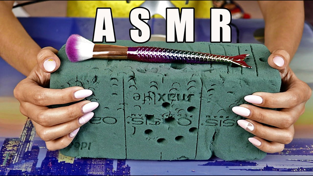 ASMR FLORAL FOAM | АСМР флористическая губка ДЛЯ ВАШИХ УШЕК | NO Talking