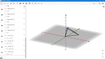 Visually - 3D  - Tetrahedron, Volume and Co-planarity