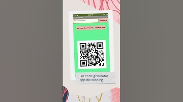 QR code generator app developing