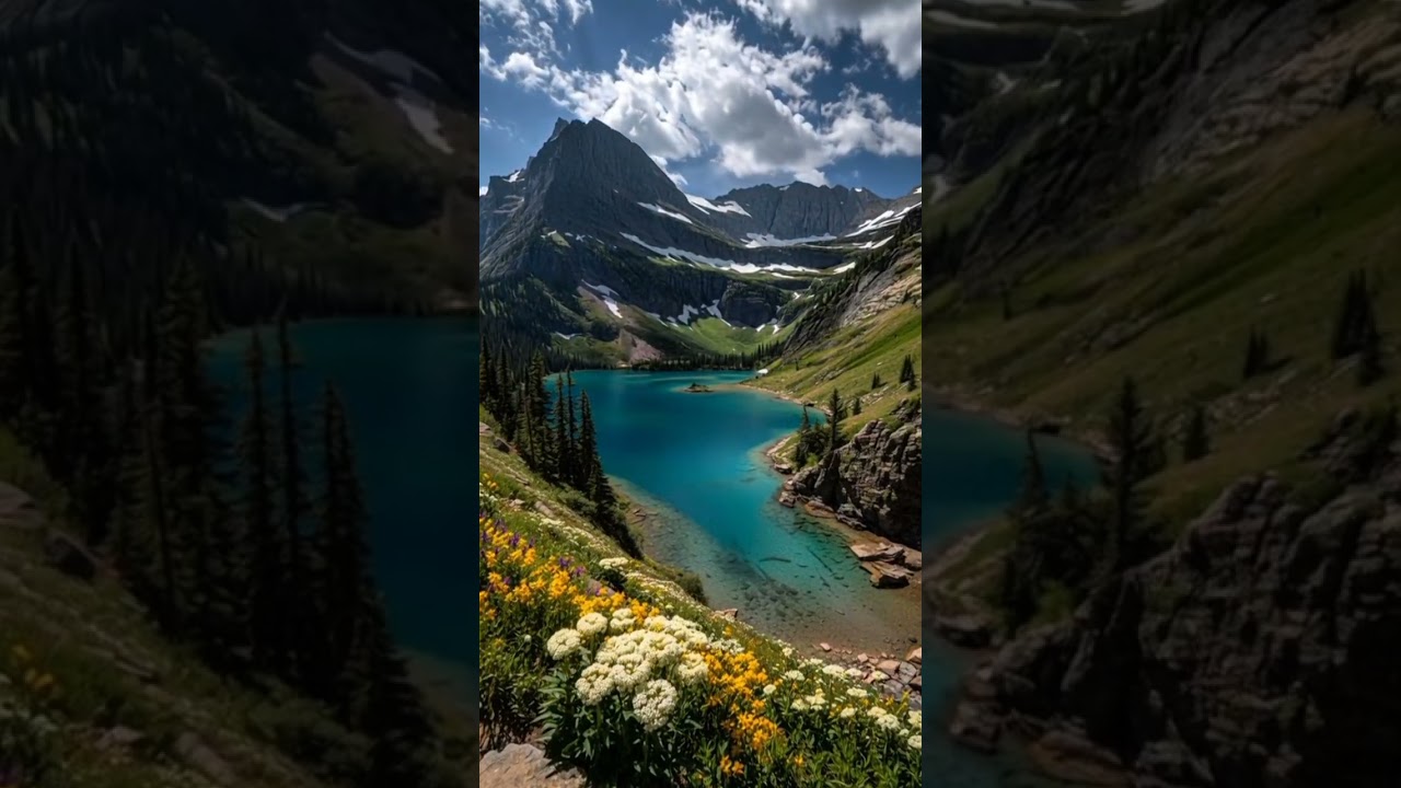 Breathtaking Alpine Lake & Mountain Views 