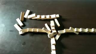 DOMINO TRICKS WITH JENGA screenshot 4