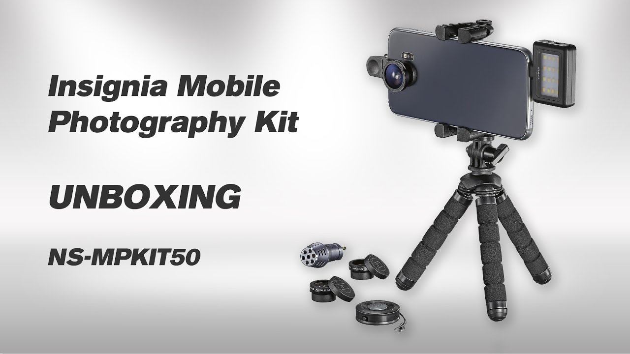 Insignia Mobile Photography Kit unboxing YouTube