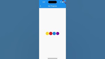 Dot Progress Indicator in Flutter #flutter #animation #tutorial