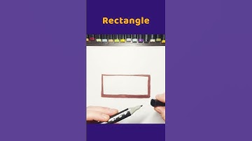Rectangle | Draw shapes,  learn, numbers, draw, 1234, schooling | song 1-100