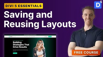 Save & Reuse Layouts in Divi 5 | Working with the Divi Library