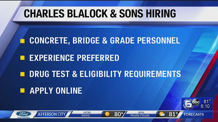 Charles Blalock & Sons hiring