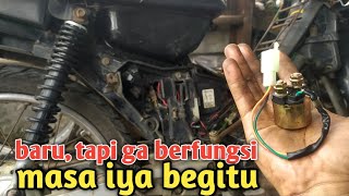 cara ngecek stater elektrik pada supra lama