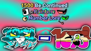 1500 Be Continued Rainbow Number Lore : 1051 to 1075 (Part 3: 3/20 Official)
