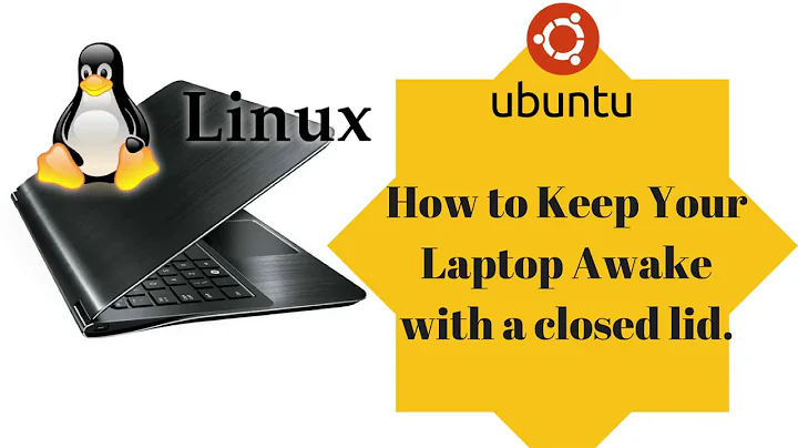 How to Keep Your laptop running with a closed lid