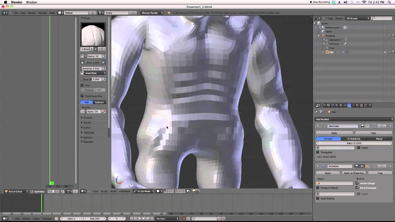 Improving the Snow Golem (part 1)