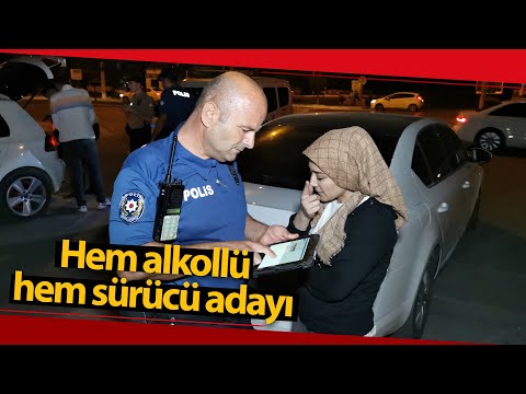 Denetimden Kaçmak İçin Ters Şeride Girdi, Yakalanınca Aday Sürücü ve Alkollü Olduğu Ortaya Çıktı
