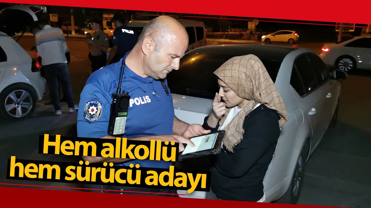 Denetimden Kaçmak İçin Ters Şeride Girdi, Yakalanınca Aday Sürücü ve Alkollü Olduğu Ortaya Çıktı