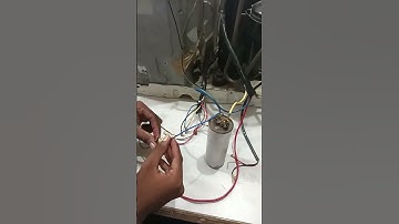 #Window AC single single capacitor wiring practical class course join call 🤙 9319311715