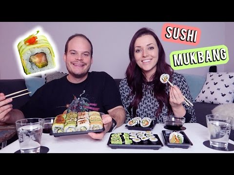 Mukbang ❤ Sushi eten met foef | Beautygloss