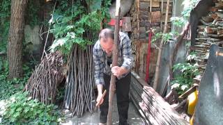 Making a Hazel Longbow - Part III - Starting the Shaping