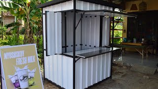 Membuat Booth Mini Container 1,5x1,2 meter