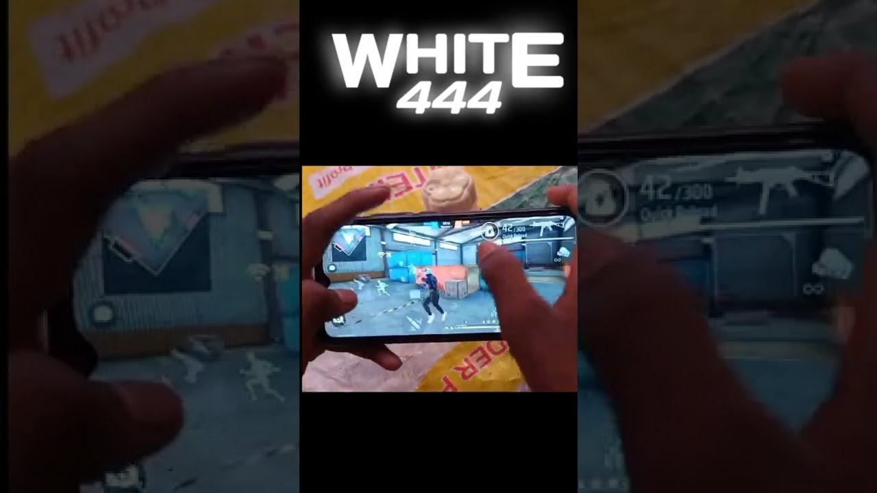 White 444 Handcam Gameplay On Free Fire | God Level Handcam Gameplay || 
