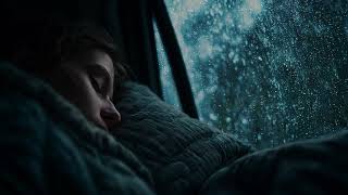 🌧️ Cozy Car Rain Vibes | Sleeping Girl with Soft Rain Sounds for Study, Relax & Sleep screenshot 4