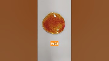 REDOX reaction from permanganate to Mn(II) watch until the end!! #shorts #chemistry