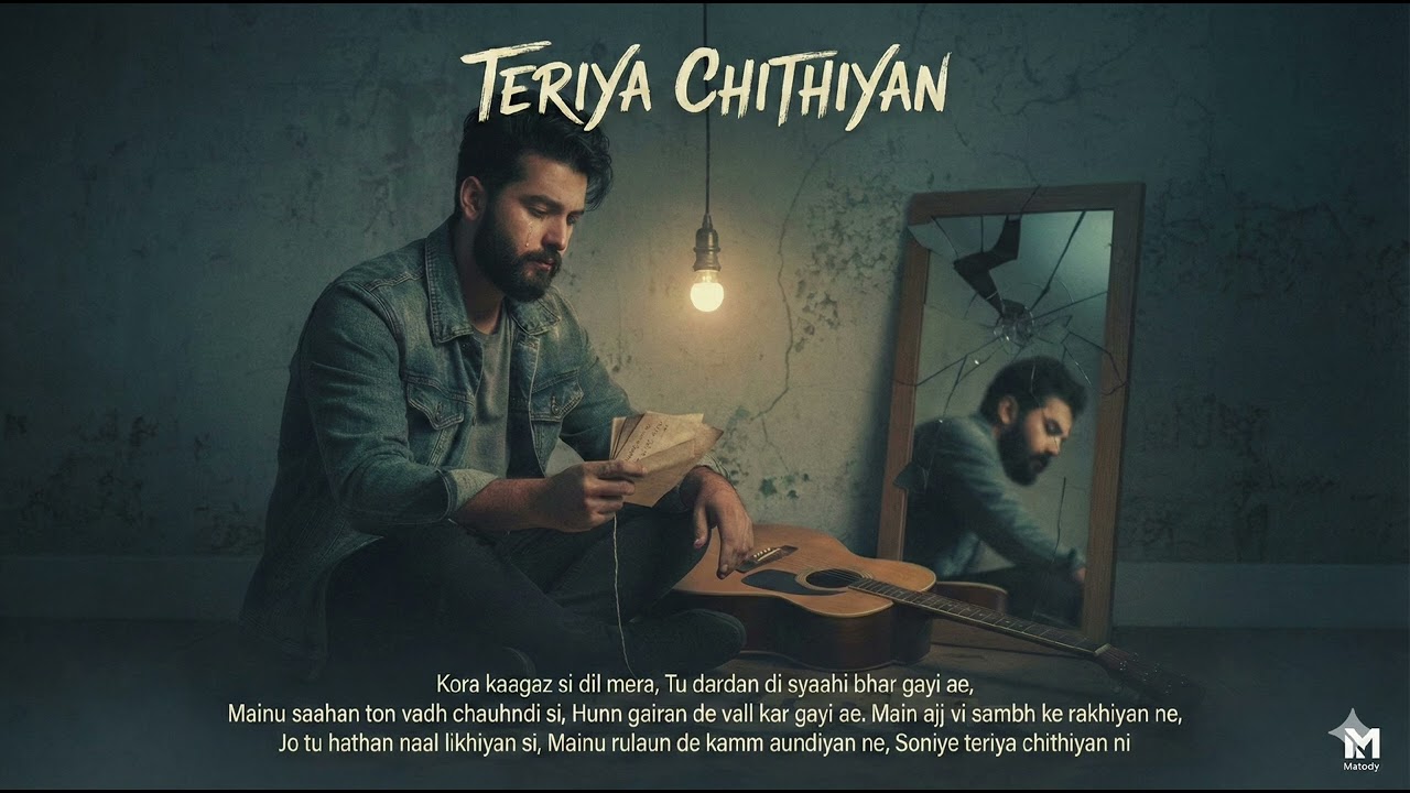 Teriya Chithiyan (Official Video) | Heart Touching New Punjabi Sad Song 2025