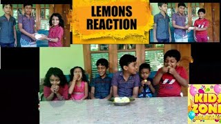 LEMON EATING REACTION KIDS VITAMIN C 😂