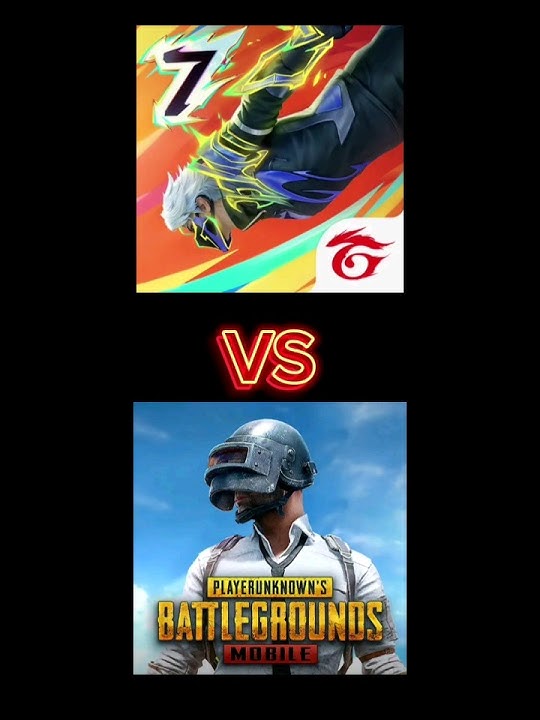 FREE FIRE VS PUBG MOBILE #freefire #pubgmobile
