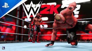 Wwe 2k22 Next Gen Gameplay Concept Ps5 Xbox Series X Edge Vs Brock Lesnar Youtube