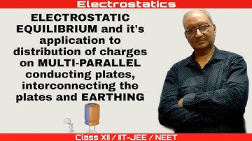 ES-1..Electrostatic Equilibrium,Multi- parallel conducting plates- for JEE (Main & Advanced)/NEET