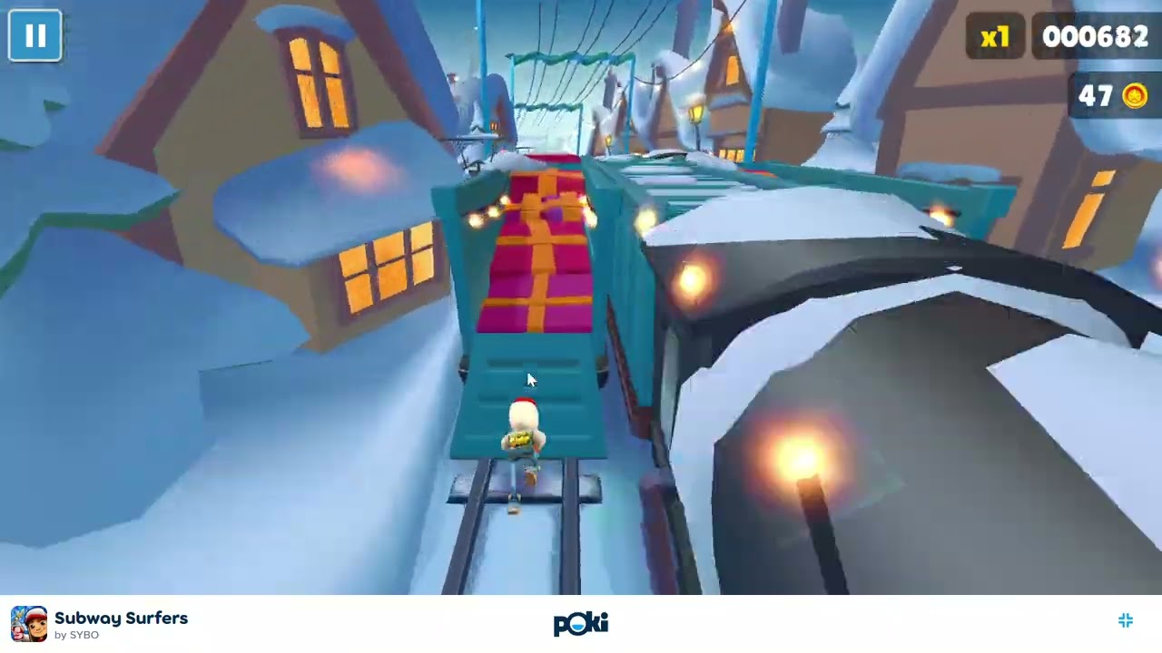 Subway surfers North Pole (Christmas special)