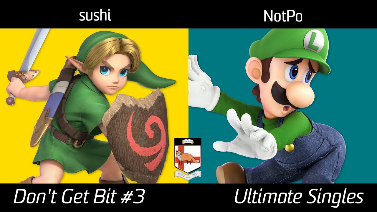 Don't Get Bit #3 : Winners Round 1 - sushi (Young Link) vs NotPo (Luigi)
